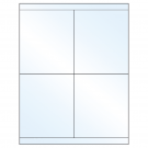 4.25" x 5"  Sheet Label