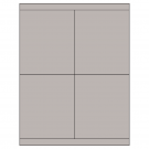 4.25" x 5"  Sheet Label