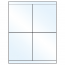 4.25" x 5"  Sheet Label