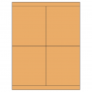 4.25" x 5"  Sheet Label