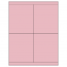 4.25" x 5"  Sheet Label
