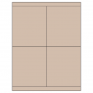 4.25" x 5"  Sheet Label