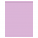 4.25" x 5"  Sheet Label