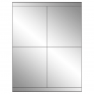 4.25" x 5"  Sheet Label