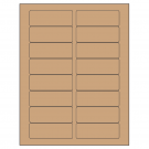 3.375" x 1.25"  Sheet Label