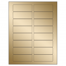 3.375" x 1.25"  Sheet Label