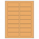 3.375" x 1.25"  Sheet Label