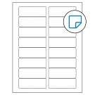 3.375" x 1.25"  Sheet Label
