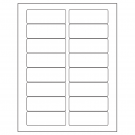 3.375" x 1.25"  Sheet Label