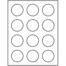 2" x 2"  Sheet Label