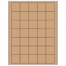 1.5" x 1.5"  Sheet Label