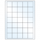 1.5" x 1.5"  Sheet Label