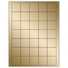 1.5" x 1.5"  Sheet Label