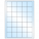 1.5" x 1.5"  Sheet Label