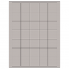 1.5" x 1.5"  Sheet Label