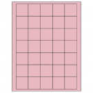 1.5" x 1.5"  Sheet Label