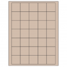 1.5" x 1.5"  Sheet Label