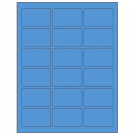 2.5" x 1.5625"  Sheet Label