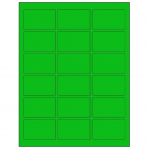 2.5" x 1.5625"  Sheet Label