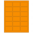 2.5" x 1.5625"  Sheet Label