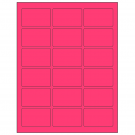 2.5" x 1.5625"  Sheet Label