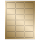 2.5" x 1.5625"  Sheet Label