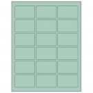 2.5" x 1.5625"  Sheet Label