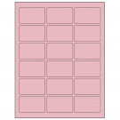 2.5" x 1.5625"  Sheet Label
