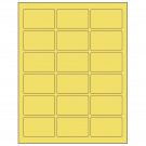 2.5" x 1.5625"  Sheet Label