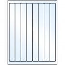 1" x 10"  Sheet Label