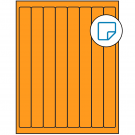 1" x 10"  Sheet Label