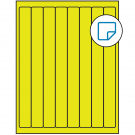 1" x 10"  Sheet Label