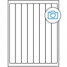 1" x 10"  Sheet Label