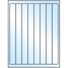 1" x 10"  Sheet Label