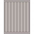 1" x 10"  Sheet Label