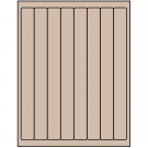 1" x 10"  Sheet Label