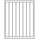 1" x 10"  Sheet Label