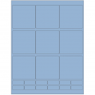 2.75" x 2.75"  Sheet Label