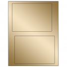 6.78" x 4.75"  Sheet Label