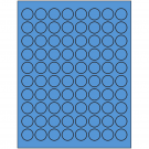 0.875" x 0.875"  Sheet Label