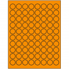 0.875" x 0.875"  Sheet Label