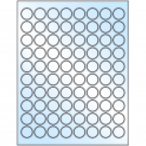 0.875" x 0.875"  Sheet Label