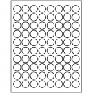 0.875" x 0.875"  Sheet Label