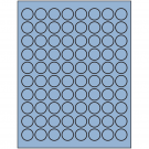 0.875" x 0.875"  Sheet Label