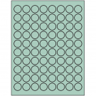 0.875" x 0.875"  Sheet Label