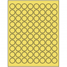 0.875" x 0.875"  Sheet Label