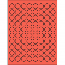 0.875" x 0.875"  Sheet Label