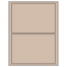 7.5" x 5.125"  Sheet Label