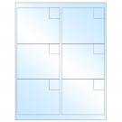 4" x 3.33"  Sheet Label