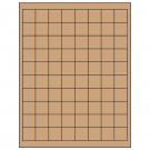 1" x 1"  Sheet Label